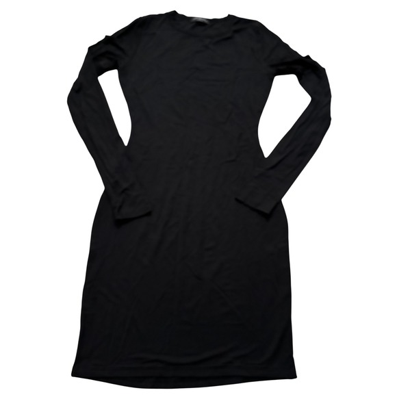 naked wardrobe Dresses & Skirts - Naked Wardrobe Mini Dress Black Mock Neck Long Sleeve Bodycon Medium Super Sexy!